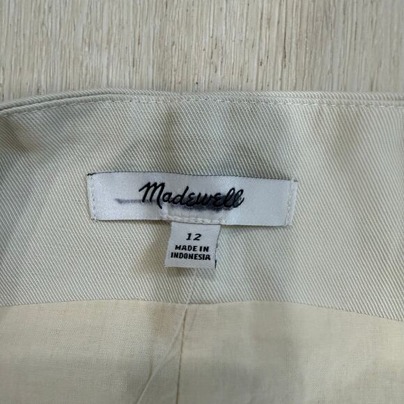 NWT Madewell Square Neck Vest in Drapey Twill Muted Stone Chic Girly Size 12 - Picture 5 of 6